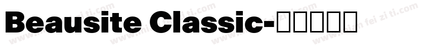 Beausite Classic字体转换